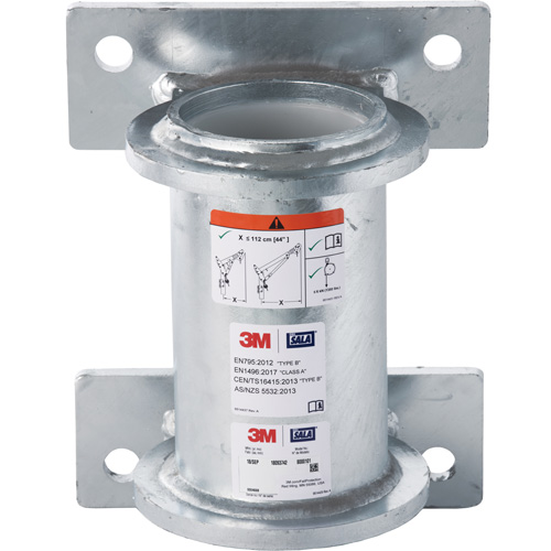DBI-SALA&reg; Confined Space Wall Mount Base, Galvanized Nia-Chem Ltd.