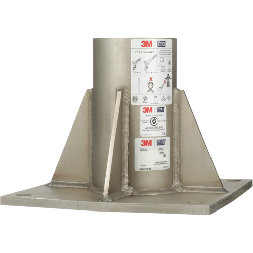 DBI-SALA&reg; Confined Space Floor Mount High Capacity Davit Mast Base, Stainless Steel Nia-Chem Ltd.