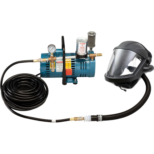 1-Worker MAXSHIELD&reg; Supplied Air Shield System Nia-Chem Ltd.