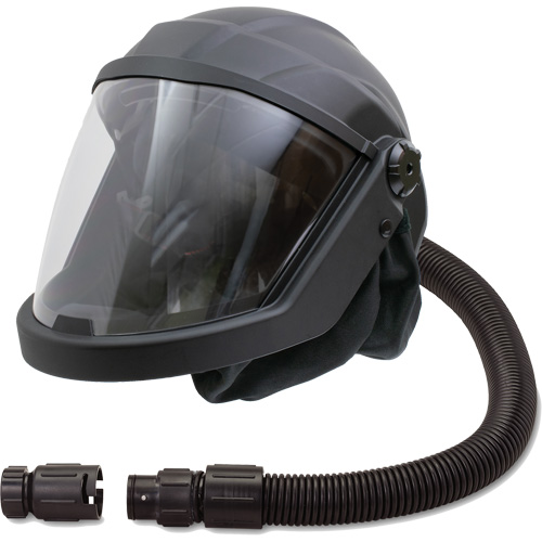 DEFENDER Supplied Air Respirator Shield & Helmet with No Flow Valve, Universal, Facepiece Nia-Chem Ltd.