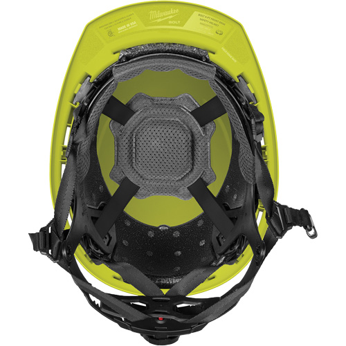 Casque de s&eacute;curit&eacute; &agrave; bordure avant BOLT, CSA type 2, Suspension Rochet, Ventil&eacute; Nia-Chem Ltd.