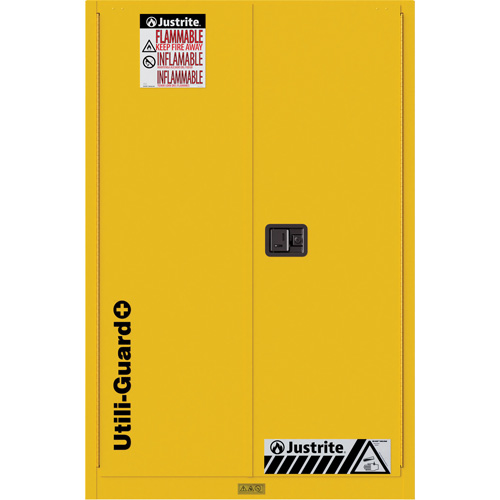 Armoire de s&eacute;curit&eacute; pour produits inflammables Utili-Guard+, 45 gal., 2 Porte(s), 43" La x 65" h x 22" p Nia-Chem Ltd.
