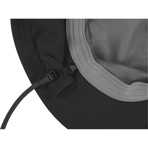 Chapeau de garde forestier 8934 Chill-Its avec prot&egrave;ge-nuque, grand/ T-grand, Noir Nia-Chem Ltd.