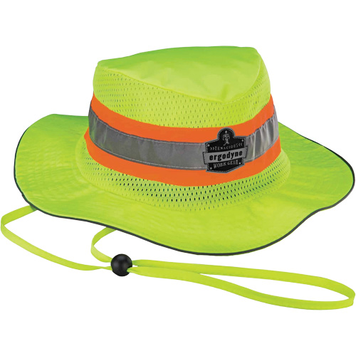 Chapeau de soleil de garde forestier de refroidissement en microfibre Chill-Its 8935MF , petite/moyenne, Lime haute visibilit&eacute; Nia-Chem Ltd.