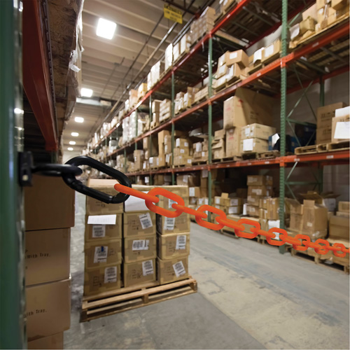 Magnetic Chain Barrier Warehouse Kit, Orange Nia-Chem Ltd.