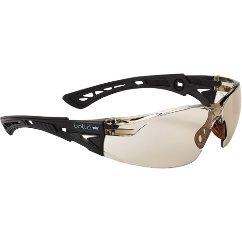 Rush+ Small BSSI Safety Glasses, Brown/Copper Lens, Anti-Fog/Anti-Scratch, ANSI Z87+ Nia-Chem Ltd.