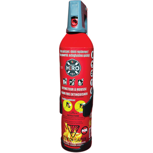 Extincteur Hero 911 sans PFAS, ACK, Capacit&eacute; 750 ml Nia-Chem Ltd.