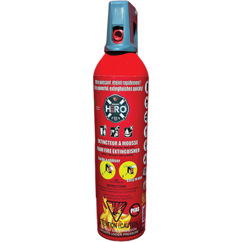 Extincteur Hero 911 sans PFAS, ACK, Capacit&eacute; 750 ml Nia-Chem Ltd.