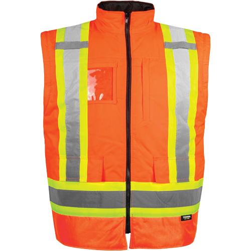 High-Visibility 7-in-1 Jacket, Polyester, High Visibility Orange, Small Nia-Chem Ltd.