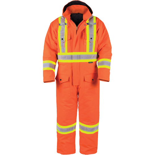 High-Visibility Lined Canvas Overalls, 2X-Large, High Visibility Orange Nia-Chem Ltd.