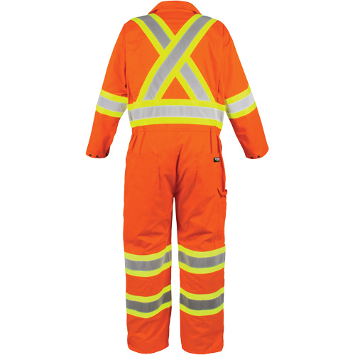Combinaison non doubl&eacute;e haute visibilit&eacute;, Petit, Orange haute visibilit&eacute; Nia-Chem Ltd.