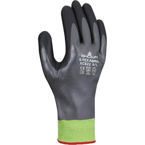 Gants r&eacute;sistants &agrave; la coupe S-TEX Alpha XC822, Taille 2T-Grand/10, Calibre 18, Rev&ecirc;tement Nitrile, Enveloppe en Tungst&egrave;ne, ASTM ANSI niveau A6 Nia-Chem Ltd.