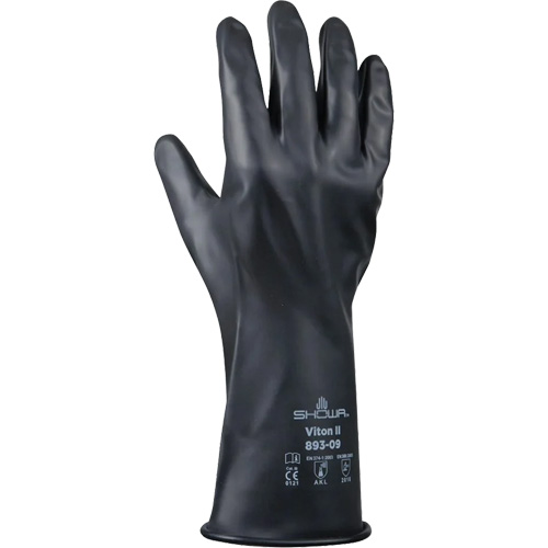 Gants r&eacute;sistant &agrave; l'acide & aux produits chimiques, Taille Petit/7, 12" lo, Caoutchouc butyle/Viton, 12 mils Nia-Chem Ltd.