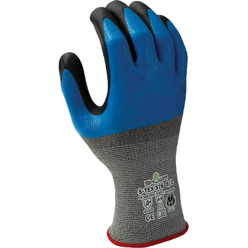 Gants r&eacute;sistant &agrave; la coupe 376, 8/Grand, R&ecirc;vetement Nitrile/Mousse de nitrile, Calibre 13, Enveloppe en Polyester/Acier inoxydable Nia-Chem Ltd.