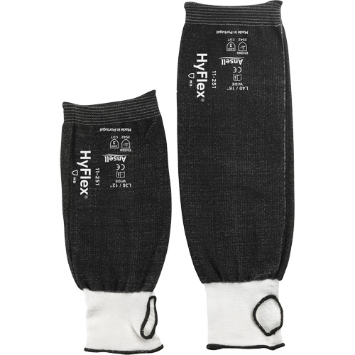 HyFlex 11-251 Extra Wide Protective Sleeve, Intercept, 18", ASTM ANSI Level A3, Black Nia-Chem Ltd.