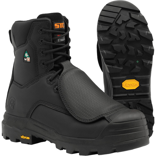 Bottes de travail Vulcan avec protecteur m&eacute;tatarsien &agrave; l'ext&eacute;rieur, Cuir, Taille 6, Imperm&eacute;able Nia-Chem Ltd.