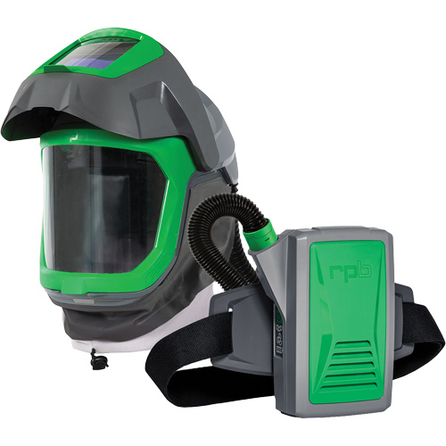 Z-Link Respirator Helmet with Face Seal, Visor & Belt Mount, Facepiece Respirator/Welding Helmet, Lithium-Ion Battery Nia-Chem Ltd.