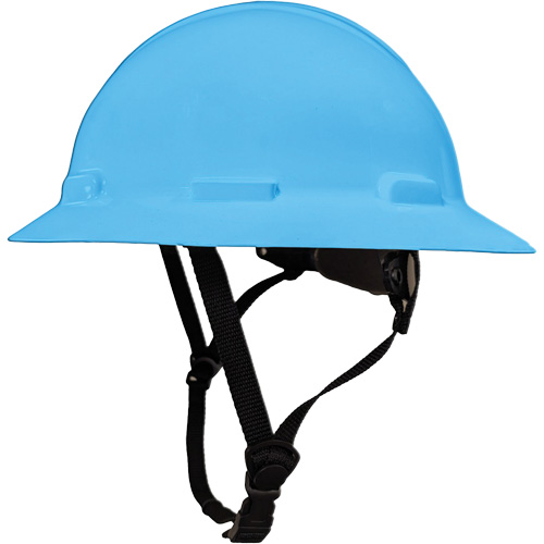 Casque de s&eacute;curit&eacute; &agrave; bordure compl&egrave;te LIDGUARD avec mentonni&egrave;re, R&eacute;pond aux normes CSA type 1, Suspension Rochet, Ventil&eacute; Nia-Chem Ltd.