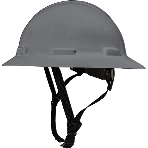 Casque de s&eacute;curit&eacute; &agrave; bordure compl&egrave;te LIDGUARD avec mentonni&egrave;re, R&eacute;pond aux normes CSA type 1, Suspension Rochet, Ventil&eacute; Nia-Chem Ltd.