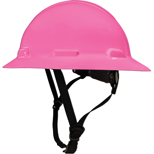 Casque de s&eacute;curit&eacute; &agrave; bordure compl&egrave;te LIDGUARD avec mentonni&egrave;re, R&eacute;pond aux normes CSA type 1, Suspension Rochet, Ventil&eacute; Nia-Chem Ltd.
