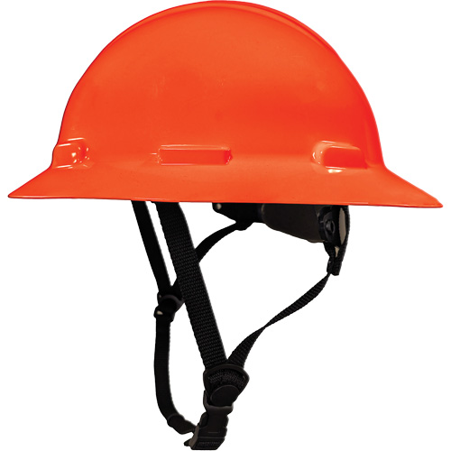 Casque de s&eacute;curit&eacute; &agrave; bordure compl&egrave;te LIDGUARD avec mentonni&egrave;re, R&eacute;pond aux normes CSA type 2, Suspension Rochet, Ventil&eacute; Nia-Chem Ltd.