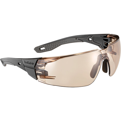 RUSH+ 2.0 M/L Safety Glasses with Black & Grey Frame, Copper Lens, Anti-Fog/Anti-Scratch, ANSI Z87+ Nia-Chem Ltd.