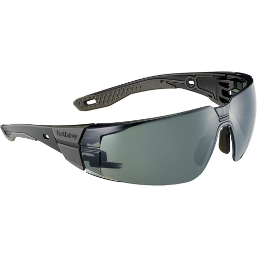 RUSH+ 2.0 M/L Safety Glasses with Black & Grey Frame, Grey/3.0 Lens, Anti-Fog/Anti-Scratch, ANSI Z87+ Nia-Chem Ltd.