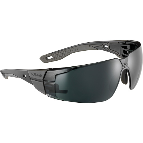 RUSH+ 2.0 M/L Safety Glasses with Black & Grey Frame, Grey/5.0 Lens, Anti-Fog/Anti-Scratch, ANSI Z87+ Nia-Chem Ltd.