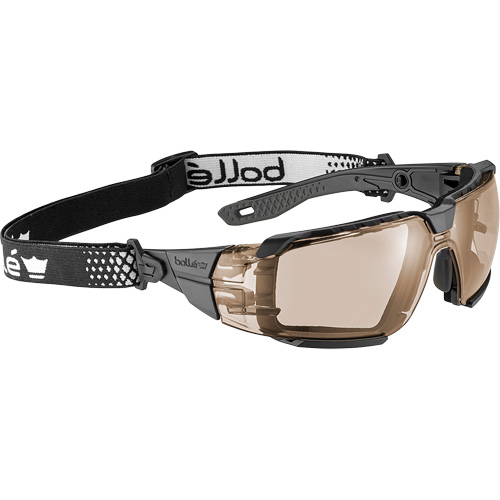 RUSH+ 2.0 XP M/L Safety Glasses with Black & Grey Frame, Copper Lens, Anti-Fog/Anti-Scratch, ANSI Z87+ Nia-Chem Ltd.