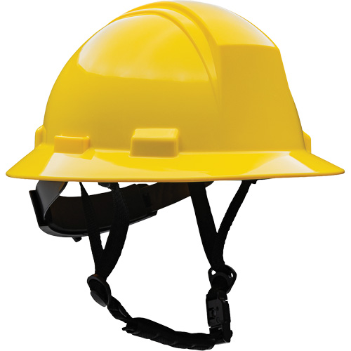 Kilimanjaro Full Brim Safety Helmet with HDPE Shell, Meets CSA Type 2, Ratchet Suspension, Non-Vented Nia-Chem Ltd.