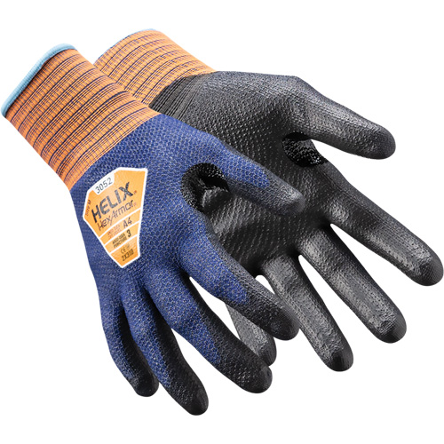 Gants de travail mince Helix 3052, 7/Petit, Calibre 21, Rev&ecirc;tement Polyur&eacute;thane, ASTM ANSI niveau A4/EN 388 niveau D Nia-Chem Ltd.