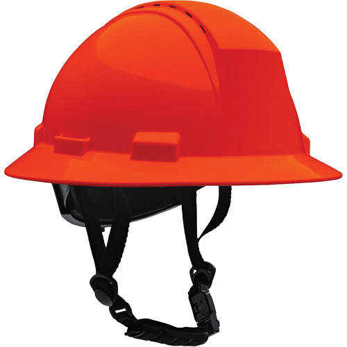 Kilimanjaro Full Brim Safety Helmet with HDPE Shell, Meets CSA Type 2, Ratchet Suspension, Vented Nia-Chem Ltd.