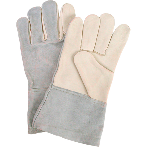 Gants de travail d'usage standard, Grand, Paume en Cuir fleur de vache Nia-Chem Ltd.