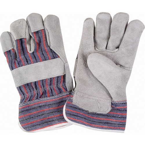 Rugged Fitters Gloves, Large, Split Cowhide Palm, Cotton Inner Lining Nia-Chem Ltd.