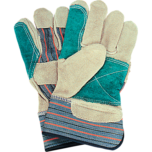 Double-Palm Fitters Gloves, Large, Split Cowhide Palm, Cotton Inner Lining Nia-Chem Ltd.