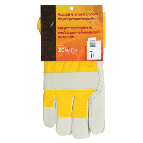 Abrasion-Resistant Winter-Lined Fitters Gloves, Large, Grain Cowhide Palm, Foam Fleece Inner Lining Nia-Chem Ltd.