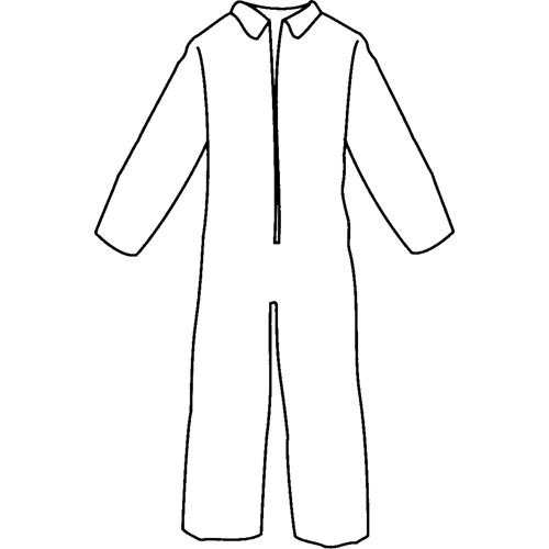 Pyrolon&reg; Plus 2 Disposable FR Coveralls, Small, Blue, FR Treated Fabric Nia-Chem Ltd.
