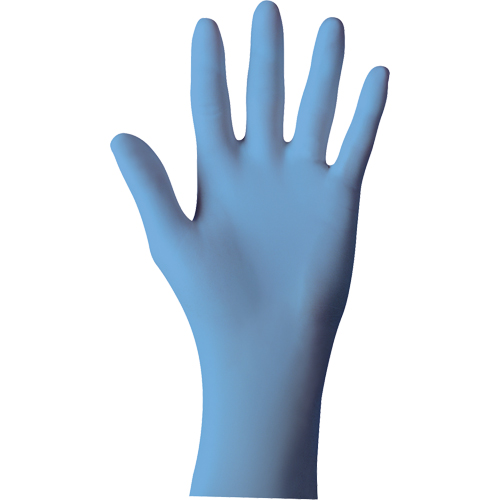 Gants N-Dex 6005PF, Moyen, Nitrile, 4 mils, Sans poudre, Bleu Nia-Chem Ltd.