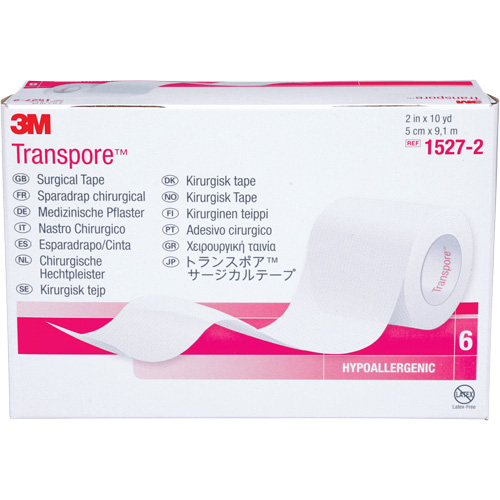 Ruban chirurgical Transpore, Classe 1, 30' lo x 2" la Nia-Chem Ltd.