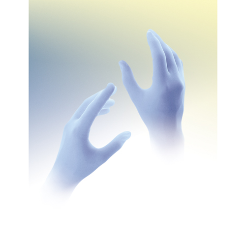 QRP Qualatrile Disposable Gloves, Medium, Nitrile, 5-mil, Powder-Free, Blue Nia-Chem Ltd.