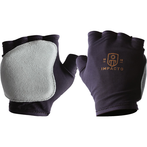 Anti-Impact Fingerless Left-Hand Glove, X-Small, Split Leather Palm, Slip-On Cuff Nia-Chem Ltd.