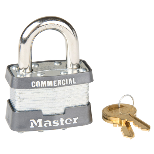 Pin Tumbler Padlock, Keyed Alike, Laminated Steel, 1-3/4" Width Nia-Chem Ltd.