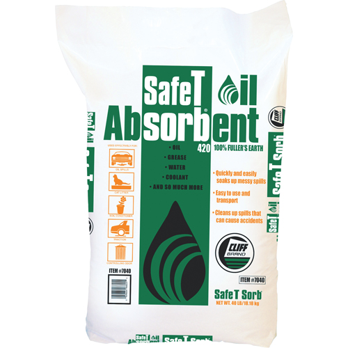 Absorbant pour huile de premi&egrave;re qualit&eacute; Safe T Sorb Nia-Chem Ltd.