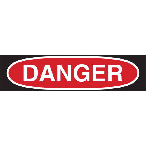 Enseigne Danger, 7" x 10", Polystyr&egrave;ne, Anglais Nia-Chem Ltd.