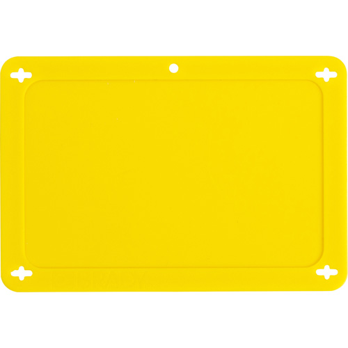 &eacute;tiquette vierge pour vanne, Plastique, 4-3/4" la x 3-1/4" h Nia-Chem Ltd.