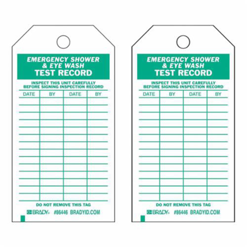 &eacute;tiquettes pour r&eacute;sultats de test, Polyester, 4" la x 7" h, Anglais Nia-Chem Ltd.