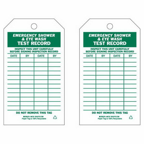 &eacute;tiquettes de rapport d'essai/inspection, Papier, 4" la x 7" h, Anglais Nia-Chem Ltd.