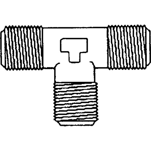 Male Pipe Tee, Brass, 1/8" Nia-Chem Ltd.