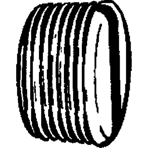 Bouchon de tuyau (avec fentes), 1/8" dia., Laiton Nia-Chem Ltd.