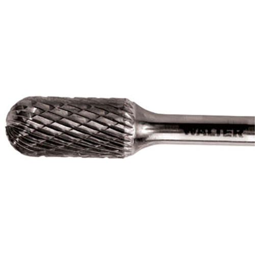 Fraise double au carbure avec tige cylindrique &agrave; pointe ronde, 1/2" dia., 1" profondeur de la coupe Nia-Chem Ltd.